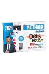 İndeks Akademi 2026 MEB-AGS Sayısal Yetenek Video Ders Notları