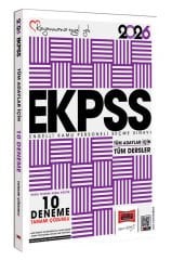 Yargı Yayınları 2026 Tüm Adaylar İçin EKPSS GK-GY Tüm Dersler Tamamı Çözümlü 10 Deneme