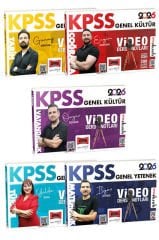 Yargı 2026 KPSS Genel Yetenek Genel Kültür Video Ders Notları 5'li Set
