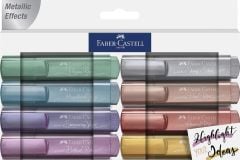 Faber Castell Fosforlu Kalem Metalik Renkler