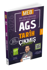 Dizgi Kitap 2026 MEB AGS Tamamı Video Çözümlü Tarih Çıkmış Sorular 3. Baskı Selami Yalçın