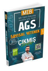Dizgi Kitap 2026 MEB AGS Tamamı Video Çözümlü Sayısal Yetenek Çıkmış Sorular 2. Baskı Mertcan Güler