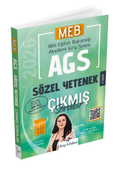 Dizgi Kitap 2026 MEB AGS Tamamı Video Çözümlü Sözel Yetenek Çıkmış Sorular 2. Baskı Gizem Ural