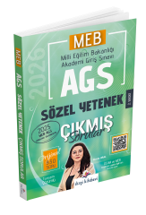 Dizgi Kitap 2026 MEB AGS Tamamı Video Çözümlü Sözel Yetenek Çıkmış Sorular 2. Baskı Gizem Ural