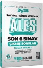 Yediiklim 2025 ALES Master Serisi Sayısal Sözel Yetenek Tamamı Çözümlü Son 6 Sınav Çıkmış Sorular