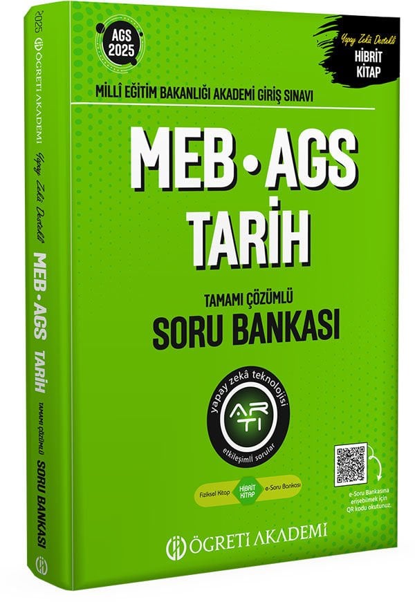 2025 MEB-AGS Soru Bankası Tamamı Çözümlü Tarih