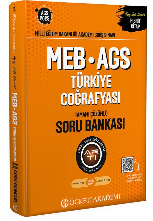 2025 MEB-AGS Soru Bankası Tamamı Çözümlü Türkiye Coğrafyası