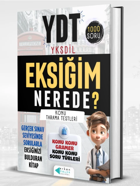 YDT YKSDİL Eksiğim Nerede? Konu Tarama Testleri