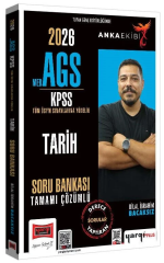 Yargı Yayınları 2026 Anka Ekibi MEB-AGS KPSS Tüm Ösym Sınavlarına Yönelik Tarih Tamamı Çözümlü Soru Bankası