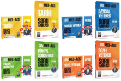 2026 MEB-AGS Sözel + Sayısal Yetenek + Tarih + Türkiye Coğrafyası Ders Notları + Soru Bankası 8 li Set