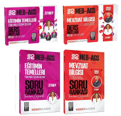 2026 MEB-AGS Akademisi Eğitimin Temelleri + Mevzuat Bilgisi Ders Notları + Soru Bankası 4 lü Set