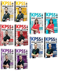 2026 KPSS Genel Yetenek Genel Kültür Konu Anlatımı + Soru Bankası 10 lu Set