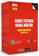 2026 KPSS Genel Yetenek Genel Kültür Konu Anlatımlı Modüler Set