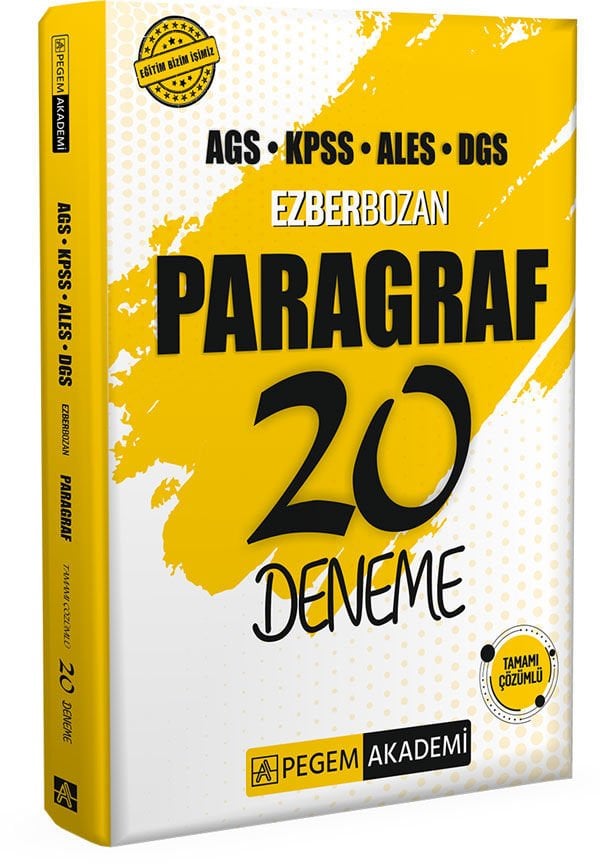 AGS KPSS ALES DGS Ezberbozan Paragraf 20 Deneme
