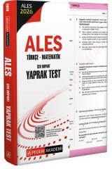2026 ALES Türkçe-Matematik Çek Kopart Yaprak Test