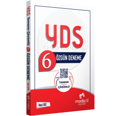YDS Tamamı Yazılı Çözümlü 6 Özgün Deneme
