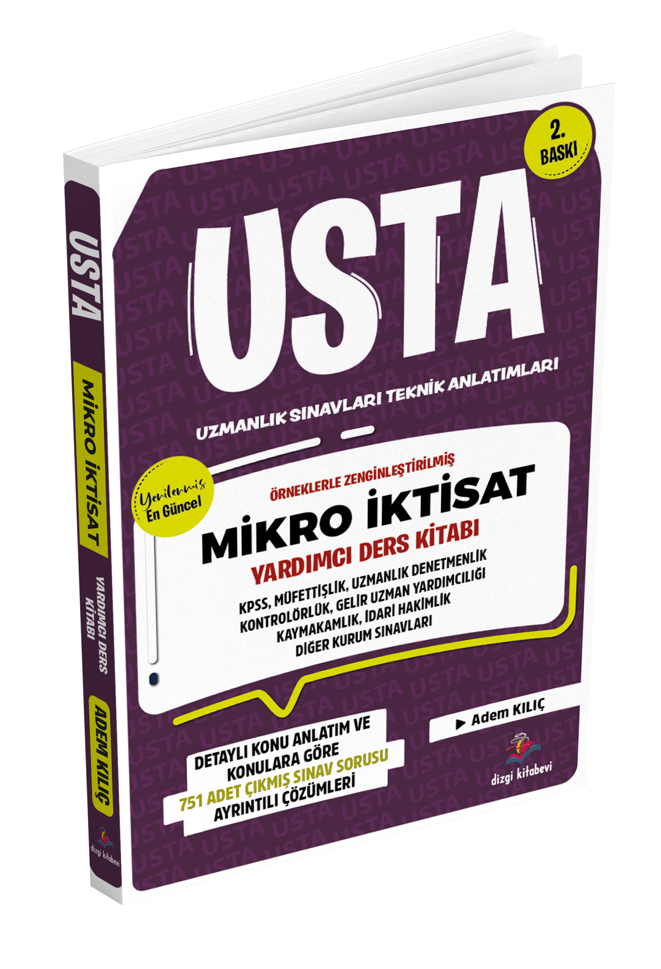 2025 Usta Mikro İktisat Konu Anlatımı ve Konularına Göre Tasnif Edilmiş Tamamı Çözümlü Çıkmış Sınav Soruları 2. Baskı Adem Kılıç
