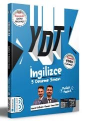 YDT İngilizce Tamamı Video Çözümlü 5 Deneme Sınavı