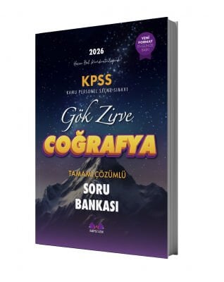KPSS Gök Zirve Coğrafya Tamamı Çözümlü Soru Bankası