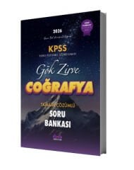 KPSS Gök Zirve Coğrafya Tamamı Çözümlü Soru Bankası