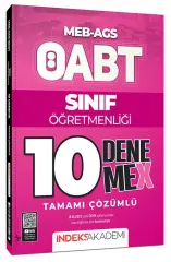 İndeks Akademi 2026 ÖABT MEB-AGS Sınıf Öğretmenliği 10 DenemeX Çözümlü